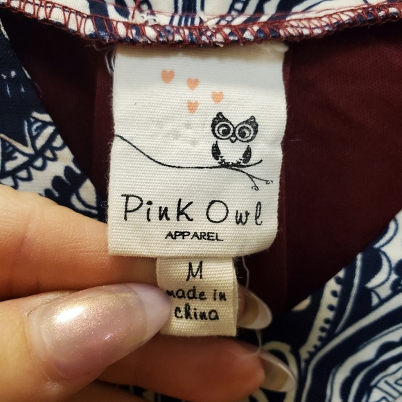 BOHO Mixed Print Sheath Dress w/ Sleeves Size Med - EUC! - Picture 10 of 12